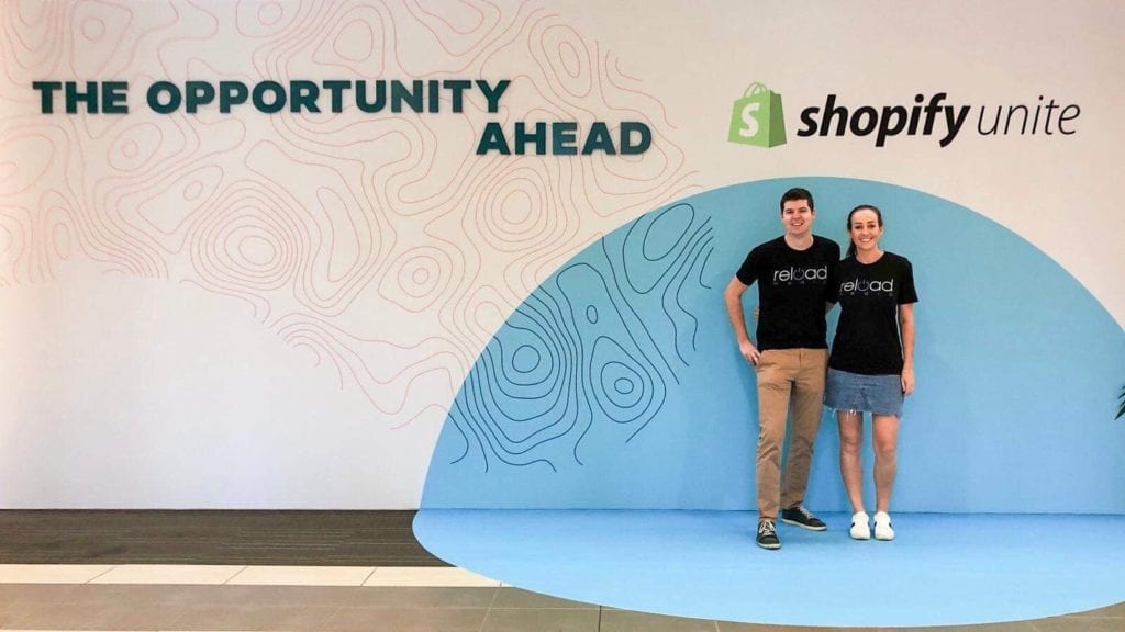 craig somerville and emily forrest at shopify unite 2019